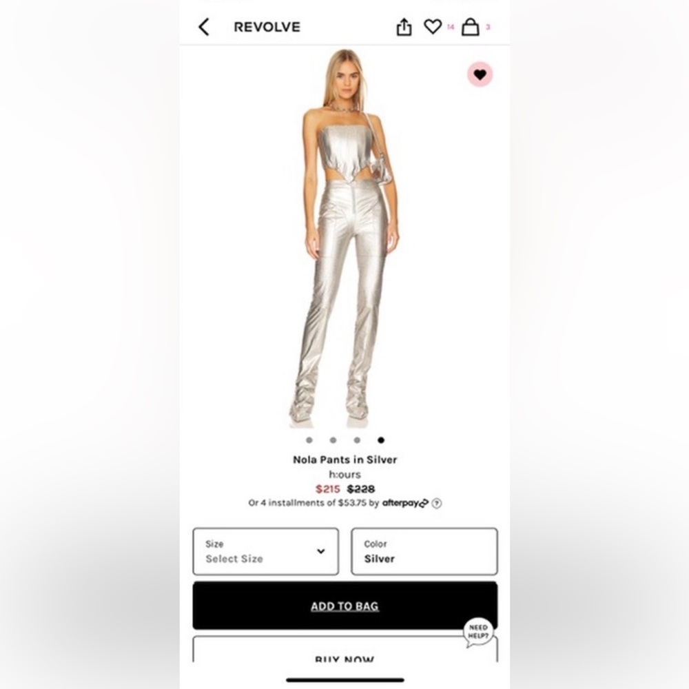 H:ours Nola Silver Pants